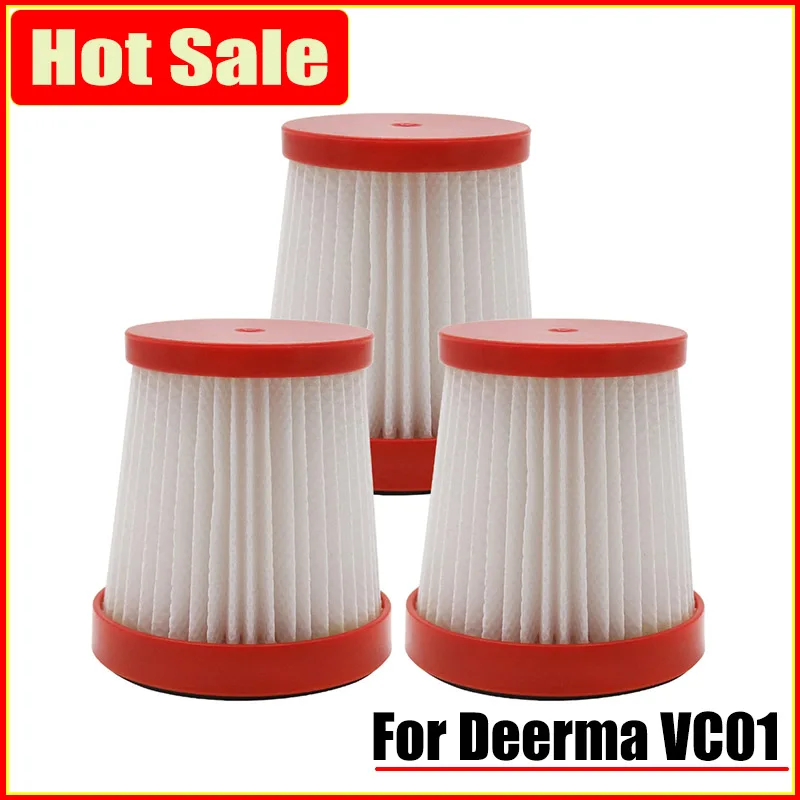 

Сменный комплект для пылесоса Deerma VC01, портативный пылесборник, Hepa фильтр, детали для очистки