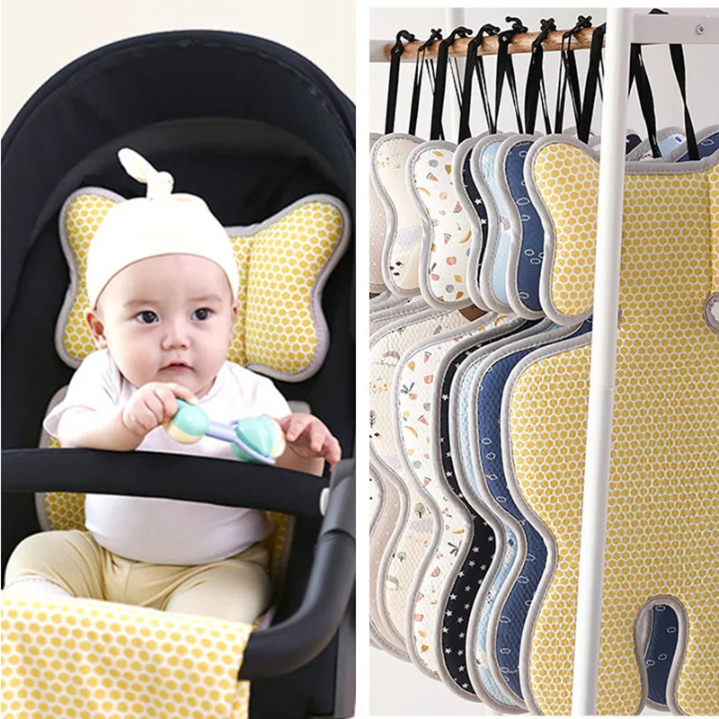 

Baby stroller mat stroller cushion cushion summer child safety seat breathable all seasons.