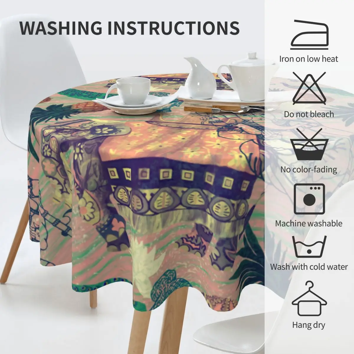 Скатерть для стола индийские Слоны цветы ананасы скатерть спальни общежития