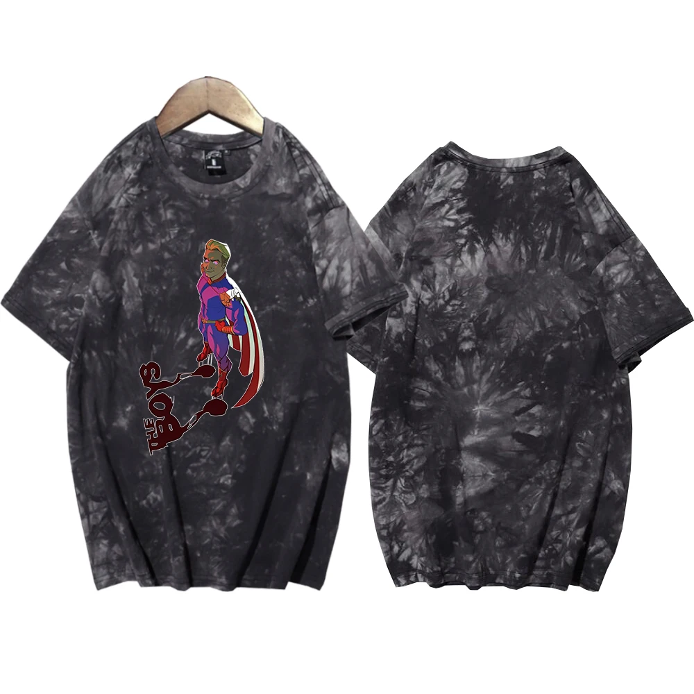 Рубашка Homelander(B) большого размера для мальчиков рубашка с краской короткий