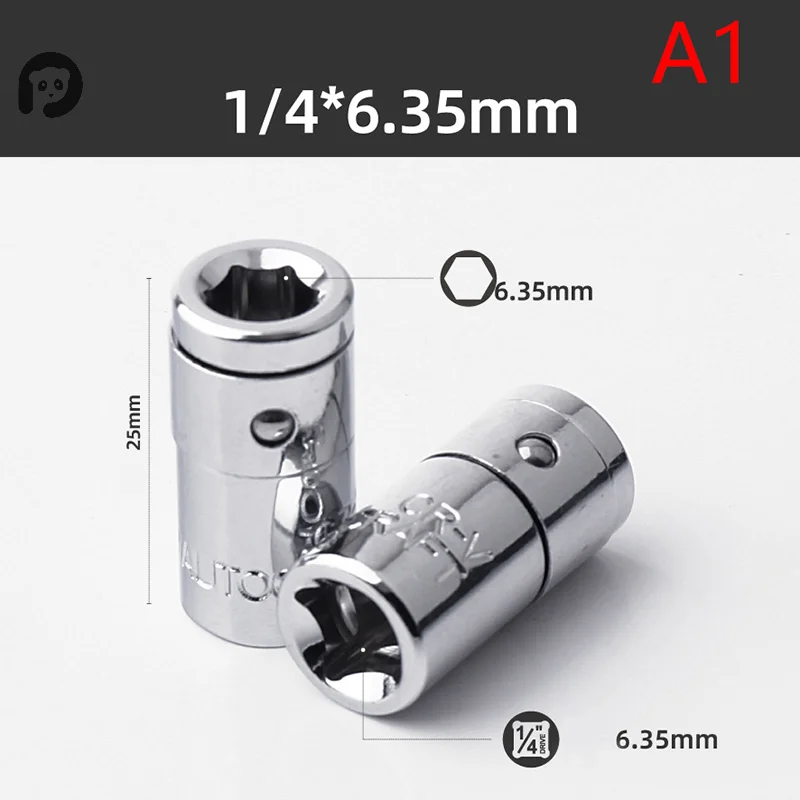 Адаптер для розетки с храповым механизмом 1/2/8/10 мм