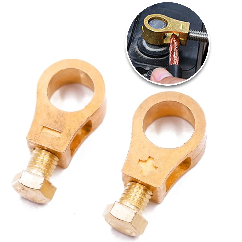 

Durable Battery Clip Cable Clamp Car Battery Positive Negative Top Post Terminal