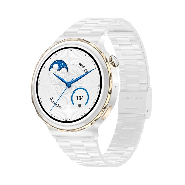 HK43 NFC Smart Watch Women Wireless Charging Smart Watches Bluetooth Call Smartwatch IP68 Waterproof 1.36 Inch 390*390 HD Screen 1