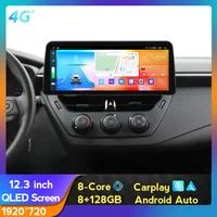 12.3 inch For Toyota VIOS CROWN CAMRY HIACE PREVIA COROLLA RAV4 2019+ Android Car Radio Stereo Multimedia Player 2Din Autoradio