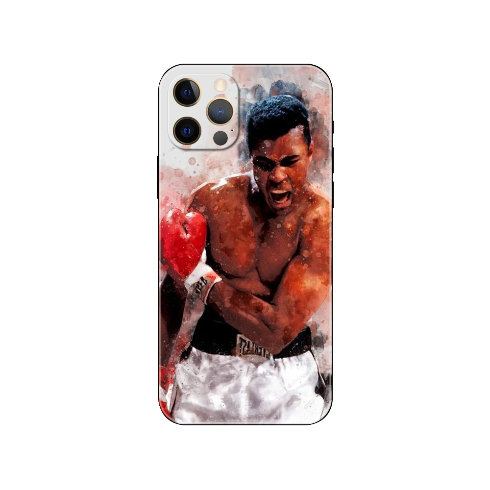 Черный чехол из ТПУ для iphone 5 5s se 2020 6 6s 7 8 plus x 10 XR XS 11 12 13 mini pro MAX задняя крышка Майк