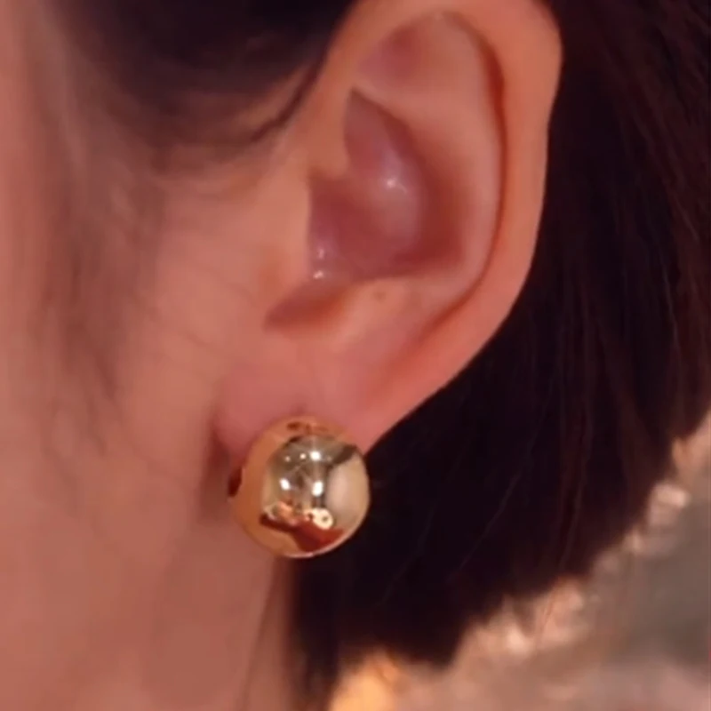 Новинка 2023 серьги-гвоздики TikTok Net Red Lovesick Bean двусторонние серьги в стиле ретро с