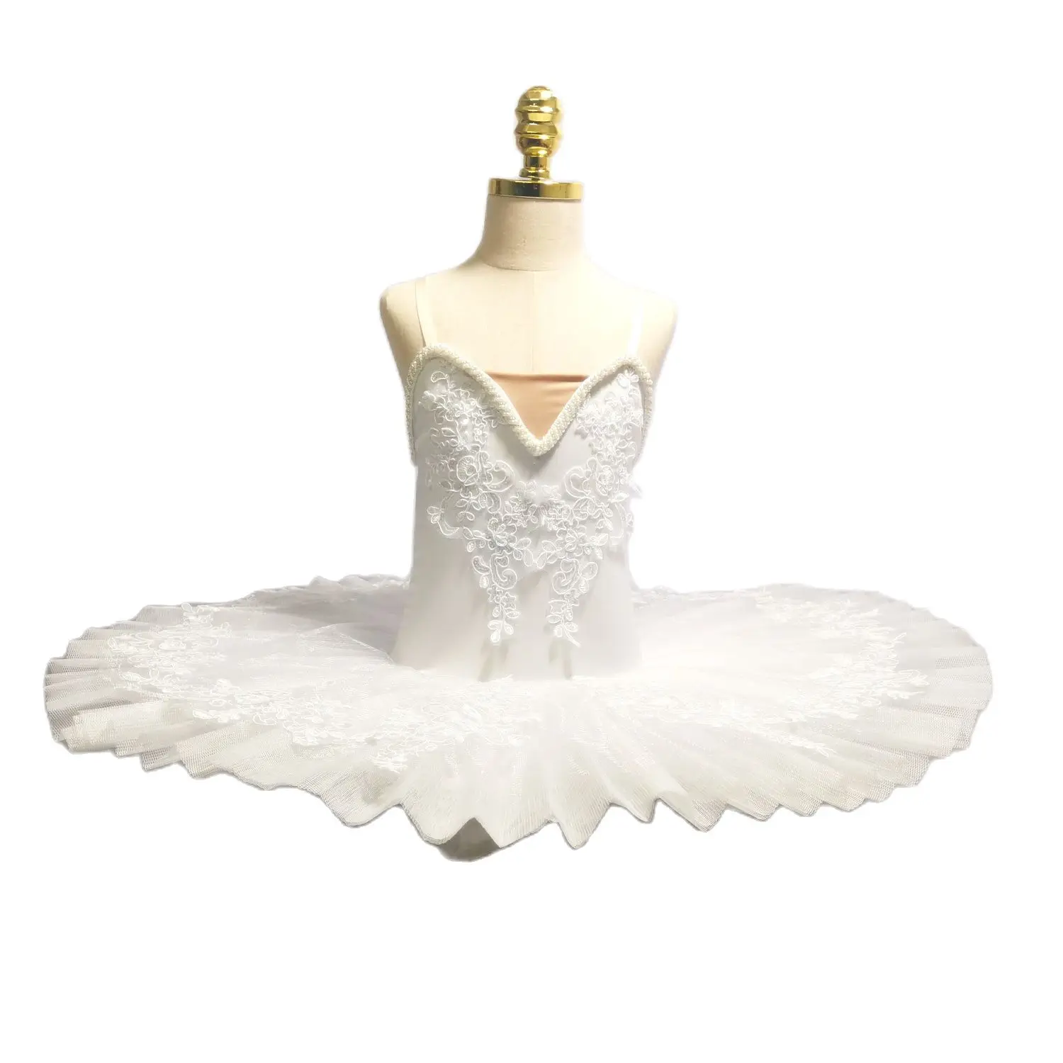 

Children's Adult Ballet Tutu Skirt White Costumes Performance Clothes Practice Skirts White Swan Lake