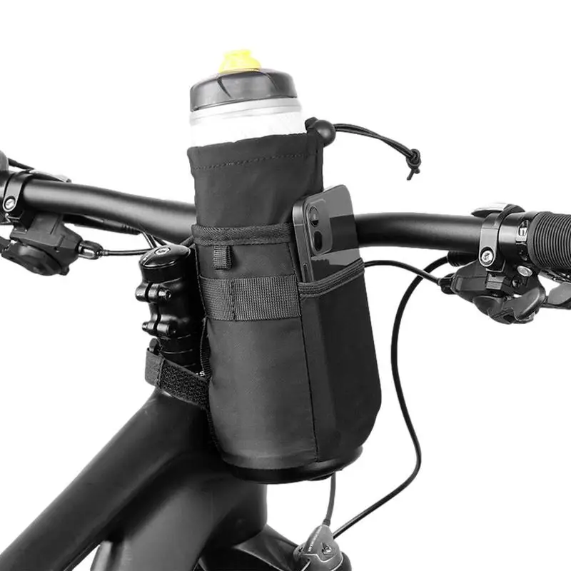 

Велосипедная сумка для бутылки, велосипедная Фотосумка на руль, профессиональная Изолированная Регулируемая клетка для бутылки для горного велосипеда