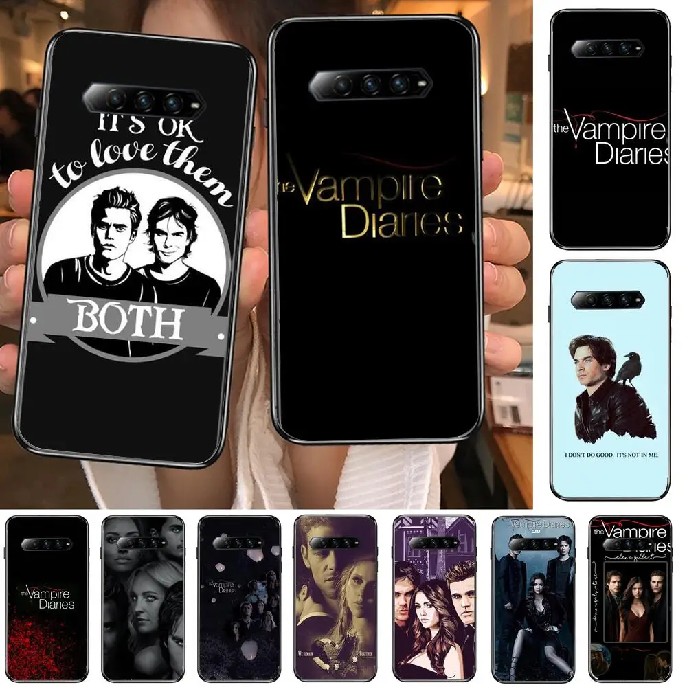 

TV vampire diaries Phone Case For xiaomi redmi Black Shark 4 Pro 2 3 3s Cases Helo Black Cover Silicone Back Prett mini cover fu