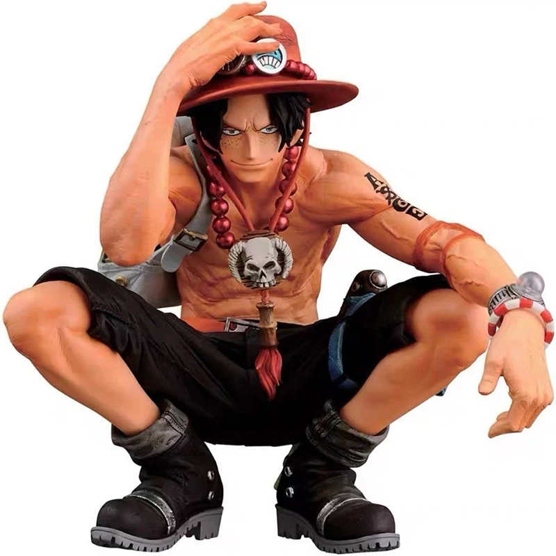 

15cm Anime One Piece Monkey D Luffy Ace Devil Fruit Ability Fighting Action Figure PVC Cool Figurine Collectible Model Toy Gift