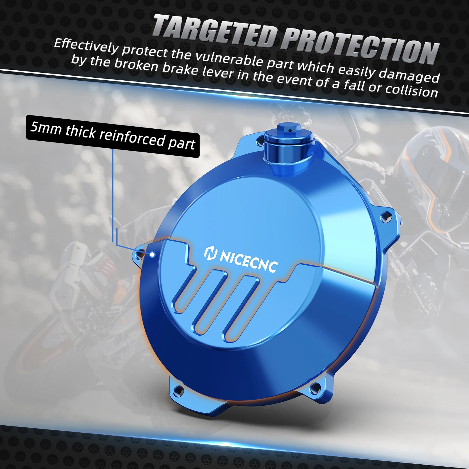 Для Husqvarna TE300 TE250 TE 300 250 2024 FC350 FC FX FS TX 350 450 2023-2024 усиленная муфта защитная крышка