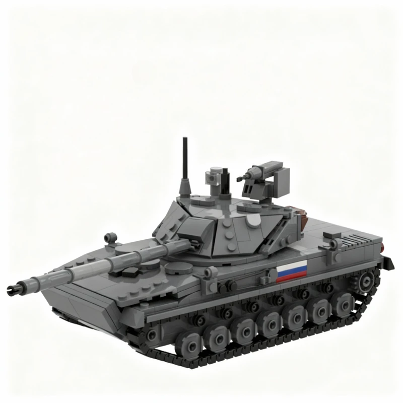 Фото 623 детали MOC Sprut SD Российский легкий танк 1:1, конструктор, модель, строительные блоки, архитектурный набор, рождественский подарок, игрушки, развивающие кубики №2