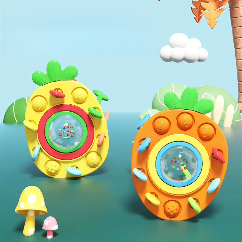

Игрушка Монтессори для развития сенсорных мышц, силиконовая игрушка для обучения пальцам, для раннего обучения, милая мультяшная игрушка д...