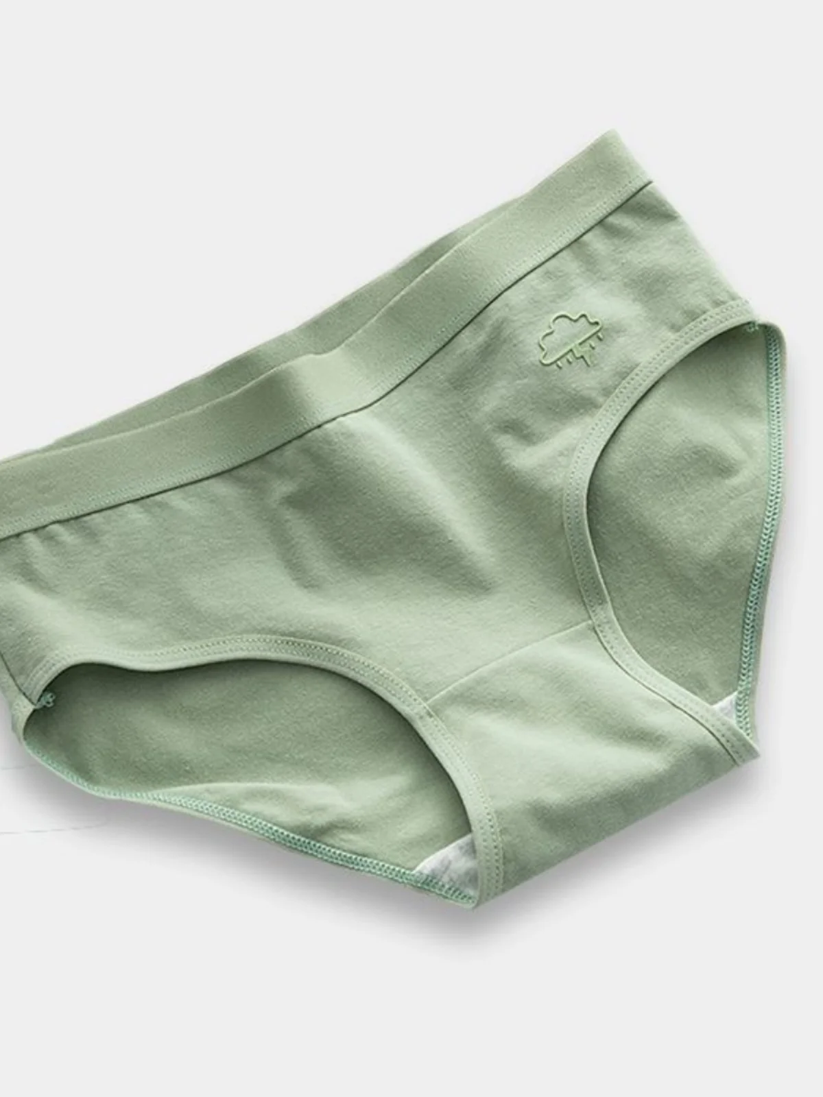 Популярное женское хлопковое нижнее белье женские узоры простые однотонные