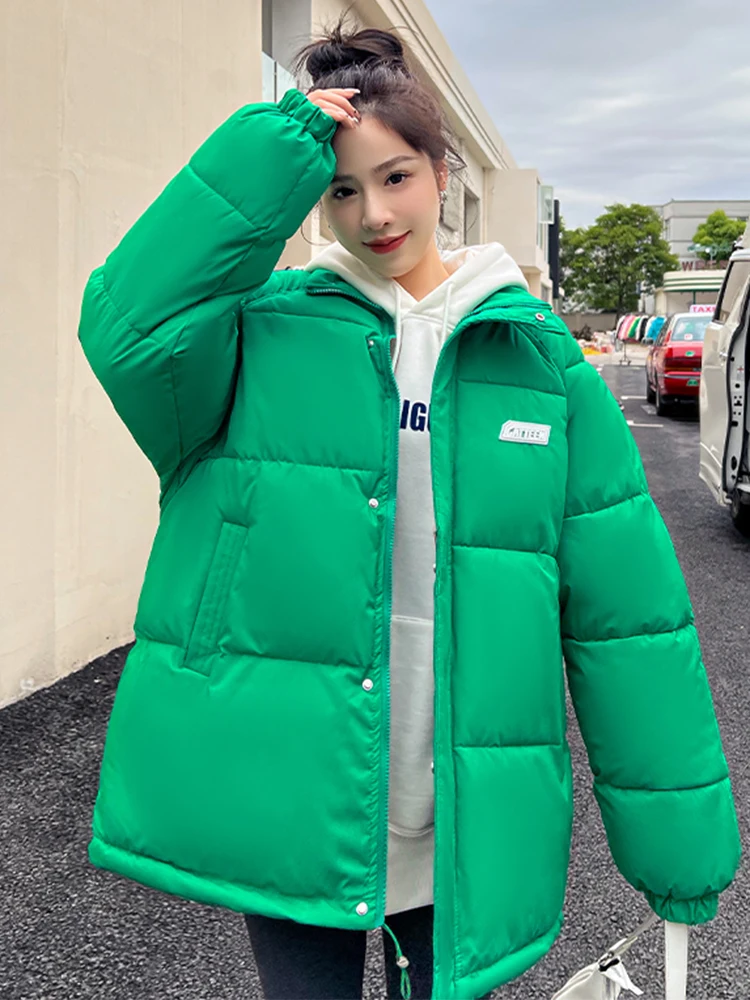 Winter Women Jacket Parkas Coat New Sports Style Thick Warm padded Coat Female Winter Outwear loose Jacket parkas
