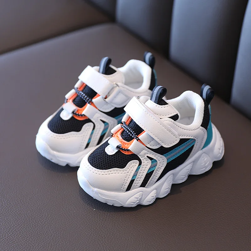 2022 Spring New Boys Girls Casual Shoes Baby Soft-soled Toddler Shoes Sport Shoes Non-slip Running Shoes Kids Shoes Dropshipping