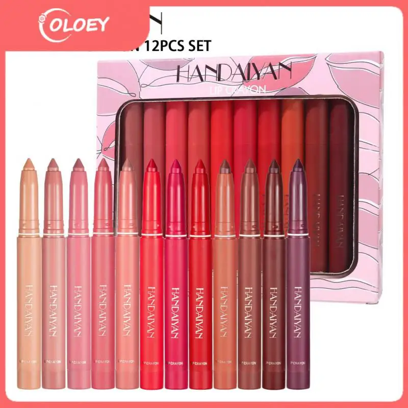 

/set Lipstick Lip Liner Set Makeup Dualuse Lipstick Pen Matte Waterproof Non-fading Sexy Red Pigment Lip Cosmetic Maquiagem