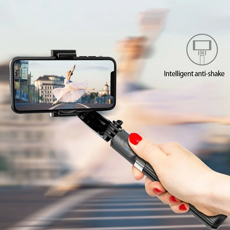 

Professional Gimbal Stabilizer For Smartphone With Bluetooth Selfie Stick And Tripod Selfie Stick Portable All In One