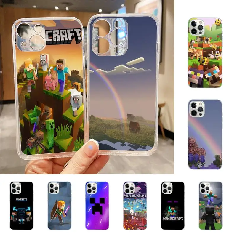 

Game Mine C-Crafts Phone Case For Iphone 7 8 Plus X Xr Xs 11 12 13 Se2020 Mini Mobile Iphones 14 Pro Max Case