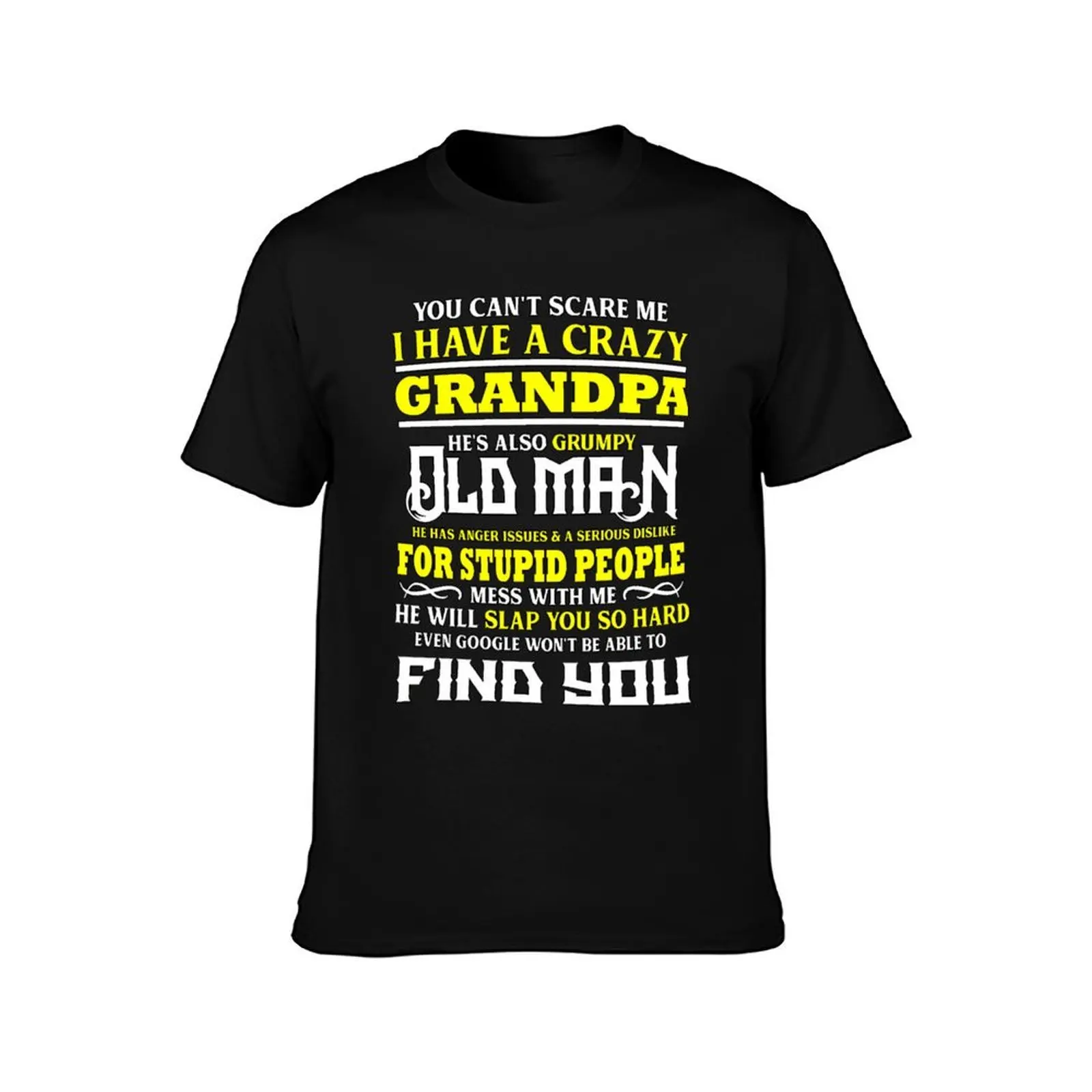 Фото Сумасшедший дедушка старик Google Grandfather Pap подарочная футболка футболки дизайнерская футболка для мужчин футболка из 100% хлопка №2