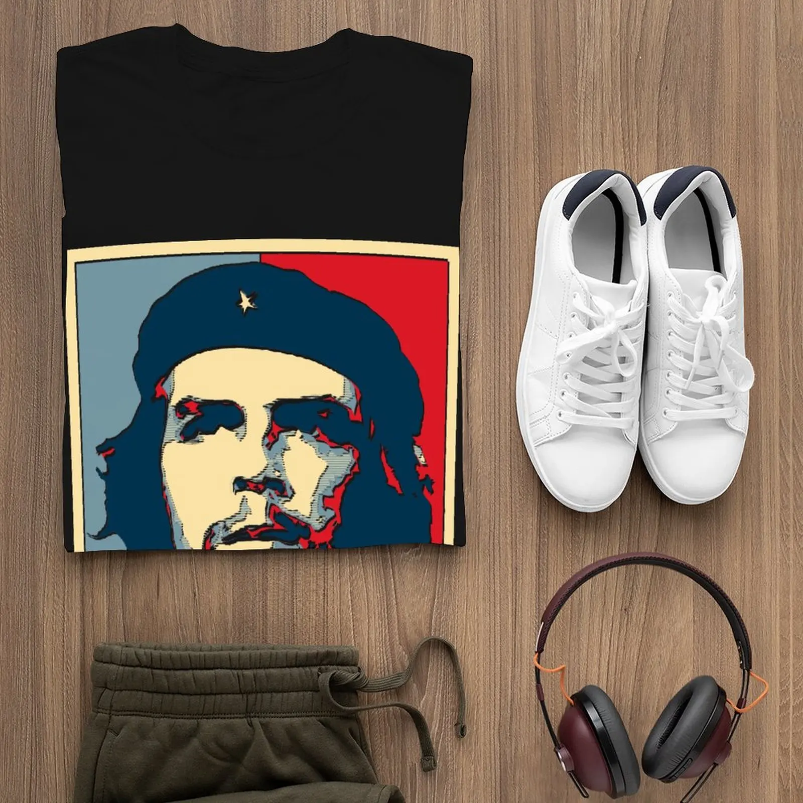 Футболка Che Guevara Hope в стиле Харадзюку Мужская футболка с забавным принтом