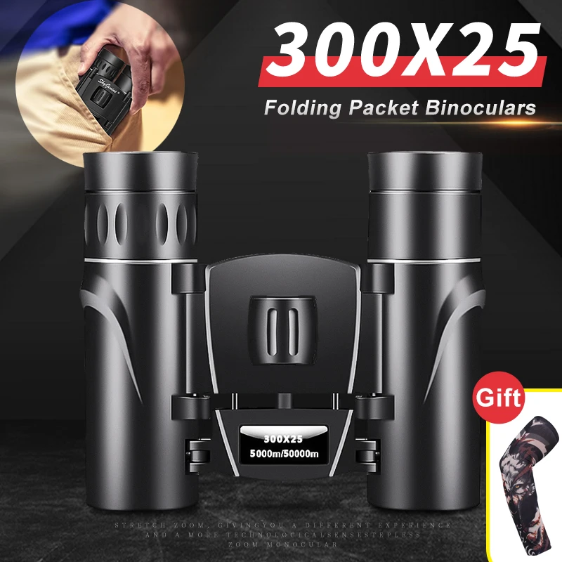 

Long Range Powerful Binoculars Mini Telescope Folding Binocular Outdoor Scope Bird Watching Camping Equipment туризм бинокль