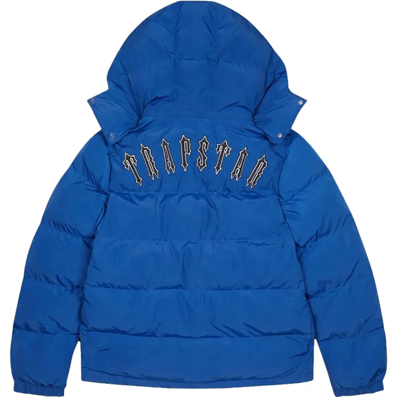 

Trapstar London Trap Star Down PUFFER JACKET Parka Men Luxury Brand Blue Embroidery Logo Jacket Winter Windbreaker Warm Outwear