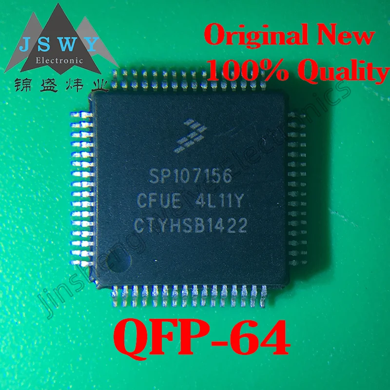 

10PCS SP107156CFUE SP107156 Package QFP64 MCU Microcontroller IC 100% Brand New Free Shipping