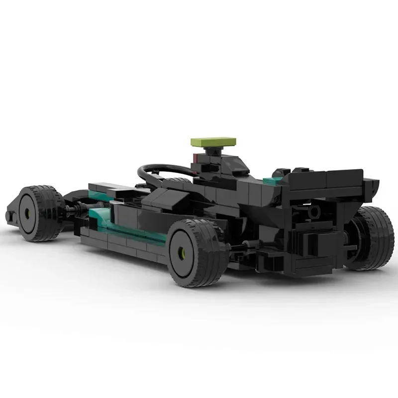 MOC- 139850 Формула F1 Автомобиль Суперкар W14 Строительные блоки Обучающий город