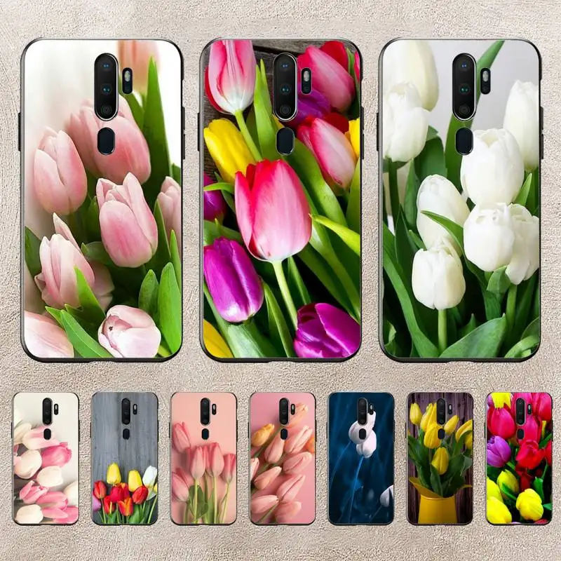 

YTulip Flower Phone Case For Redmi 9A 8A 6A Note 9 8 10 11S 8T Pro Max 9 K20 K30 K40 Pro PocoF3 Note11 5G Case