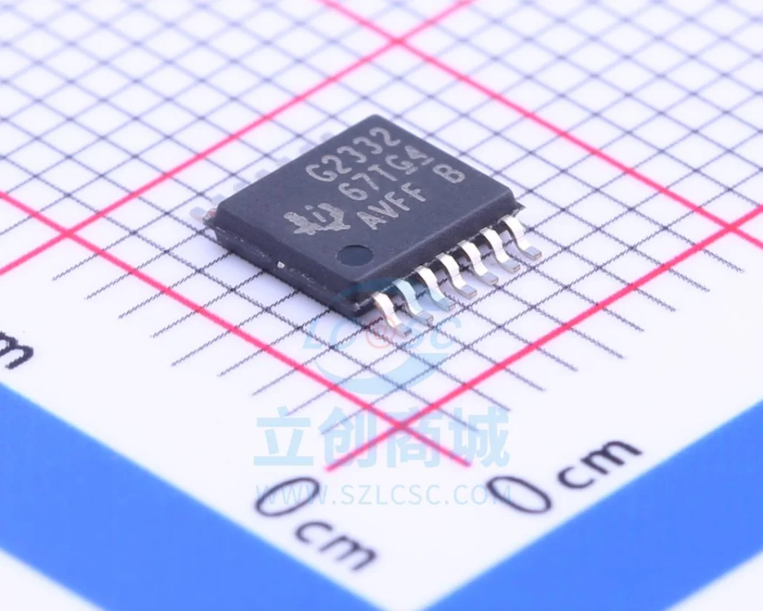 

100% New Original MSP430G2332IPW Package TSSOP-14 New Original Genuine Microcontroller (MCU/MPU/SOC) IC Chip