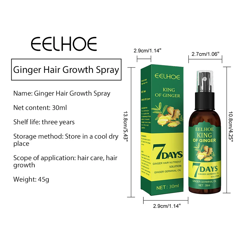 Эссенция для роста волос 30/50 мл сывороточная эссенция прочное масло естественная