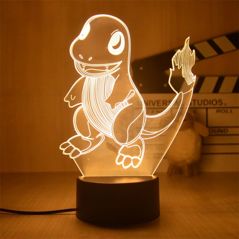 

Anime Pokemon 3D Led Night Light Model Toys Pikachu Figures Children Bed Room Decor Birthday&Christmas Gifts