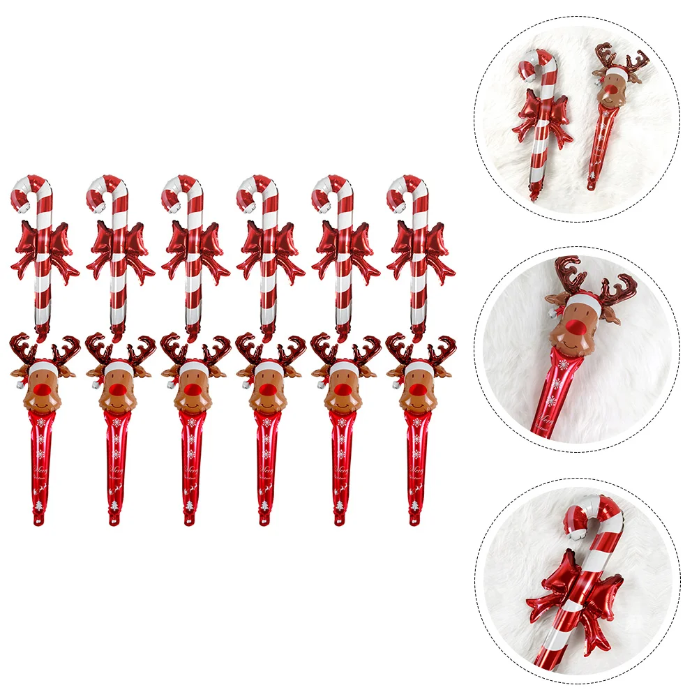 

Christmas Candy Balloon Balloons Cane Decorations Reindeer Canes Lollipoptree Big Inflatable Decoration Merrygarlandornaments