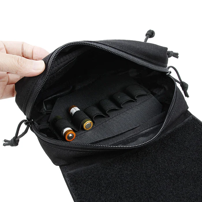 Sports Tactics SS Chest Hanging Special Large Capacity Adhesive Front Plate Attached Bag 500D Non Reflective Cordura Fabric