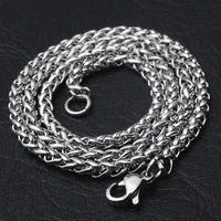 2022 summer stainless steel necklace for women men twist chain mens chain jewelry gifts wholesale items for business