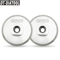sanding discs backing holder dt diatool 2pcs diamond 380mm aluminum base backer for diamond polishing pads m14 thread portable