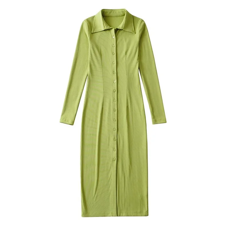 

Dress Sexy Midi Dress Fashion Women Long Sleeve Korean Lazy Streetwear Cheap Robe Girl Holiday Female Vestidos Dress Woman