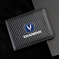 carbon fiber car driving documents protective case credit card case for changan cs75 plus cs95 cs35 alsvin cs15 cs55 eado