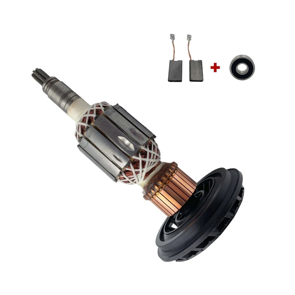 

Armature Rotor Anchor Carbon Brush Bearing Spare Parts For Bosch Demolition Hammer GBH11DE GSH11E Power Tools Accessory