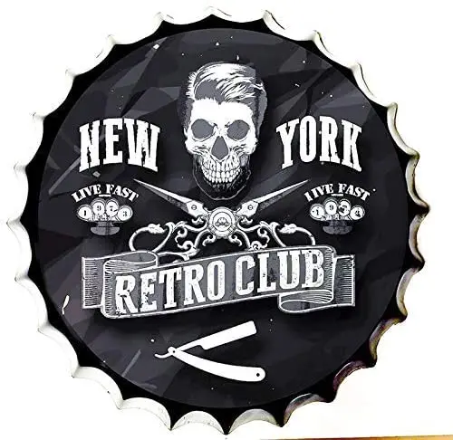 

purl zither Retro Club ! New York Modern Vintage Metal Tin Signs Bottle Cap Wall Plaque Poster Cafe Bar Pub Beer Club Wall Home