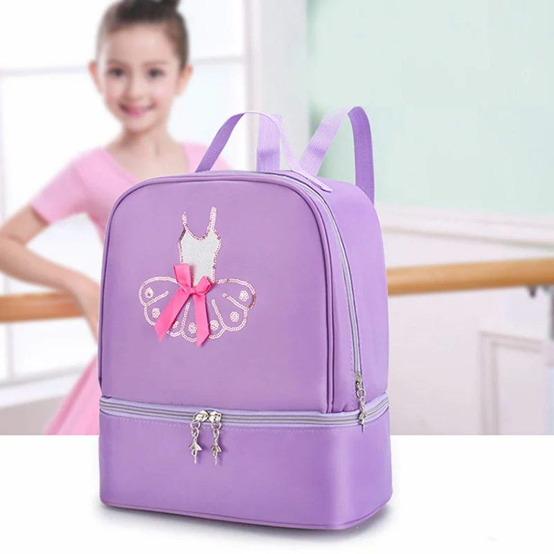 

New Ballet Dance Backpack for Little Girls Ballerina Bag for Dance Toddler Dance Bag Gymnastics Latin Dance Jazz Storage Bag