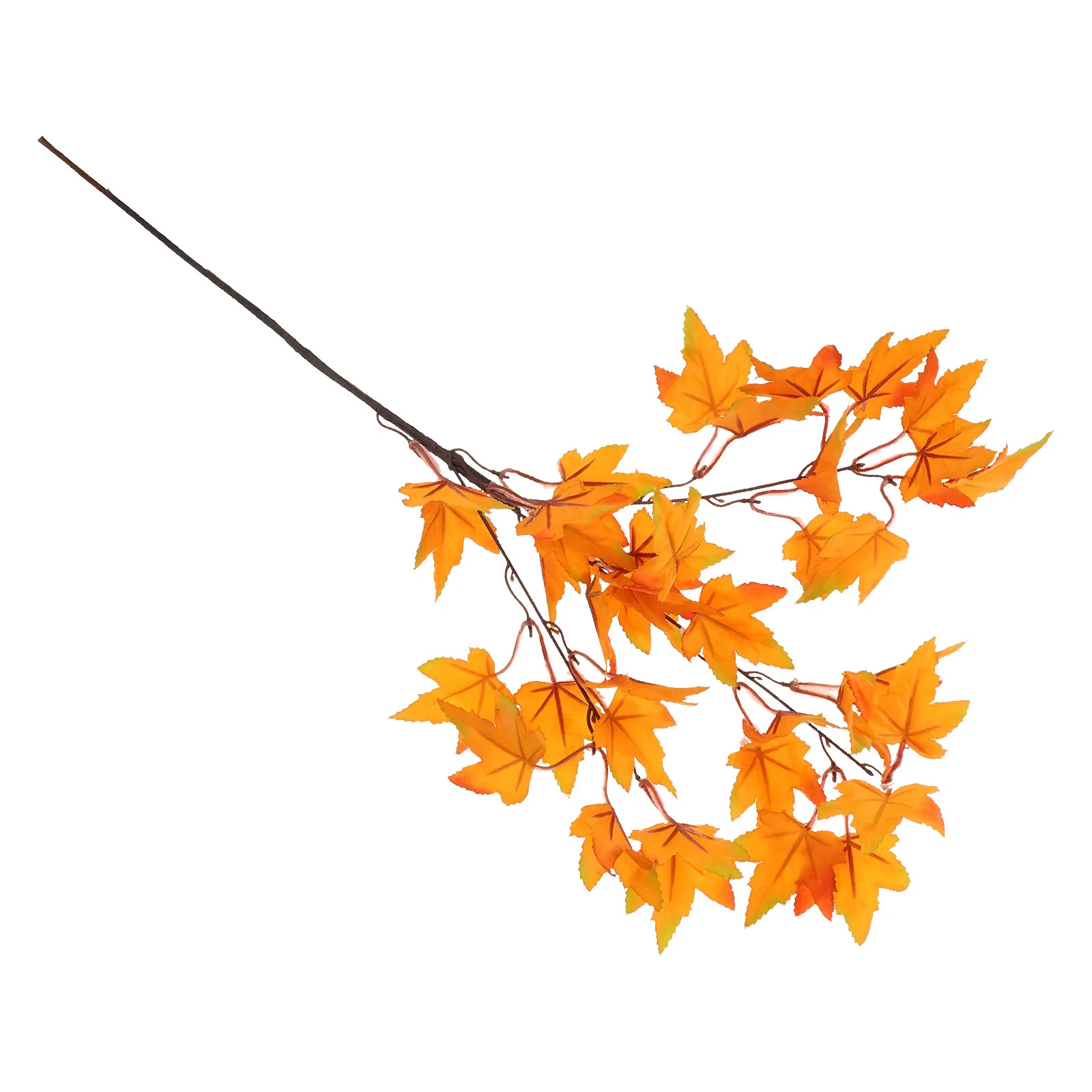 

Thanksgiving Day Maple Leaf Branch Simulated Pumpkin Decor Harvest Festival Decor