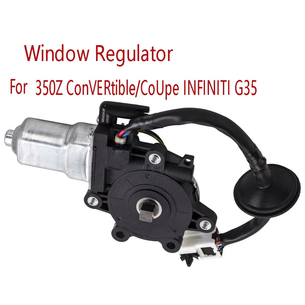 

Front Right Window Regulator Side Window Lift Regulator Motor for Nissan 350Z Convertible/Coupe Infiniti G35 80730-CD001