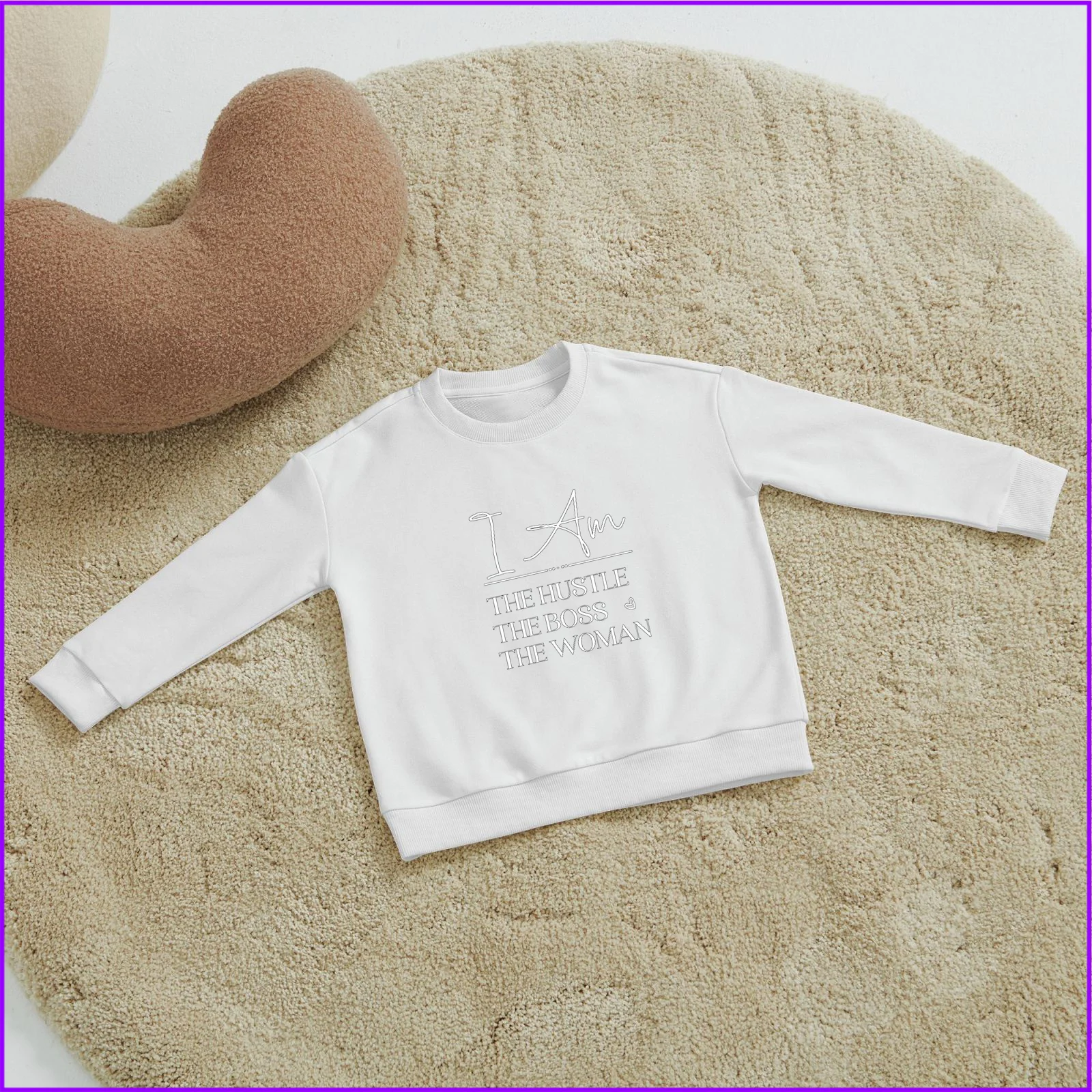 I Am The Hustle Boss Woman Sja843 Детские толстовки с капюшоном для мальчиков и девочек Детская