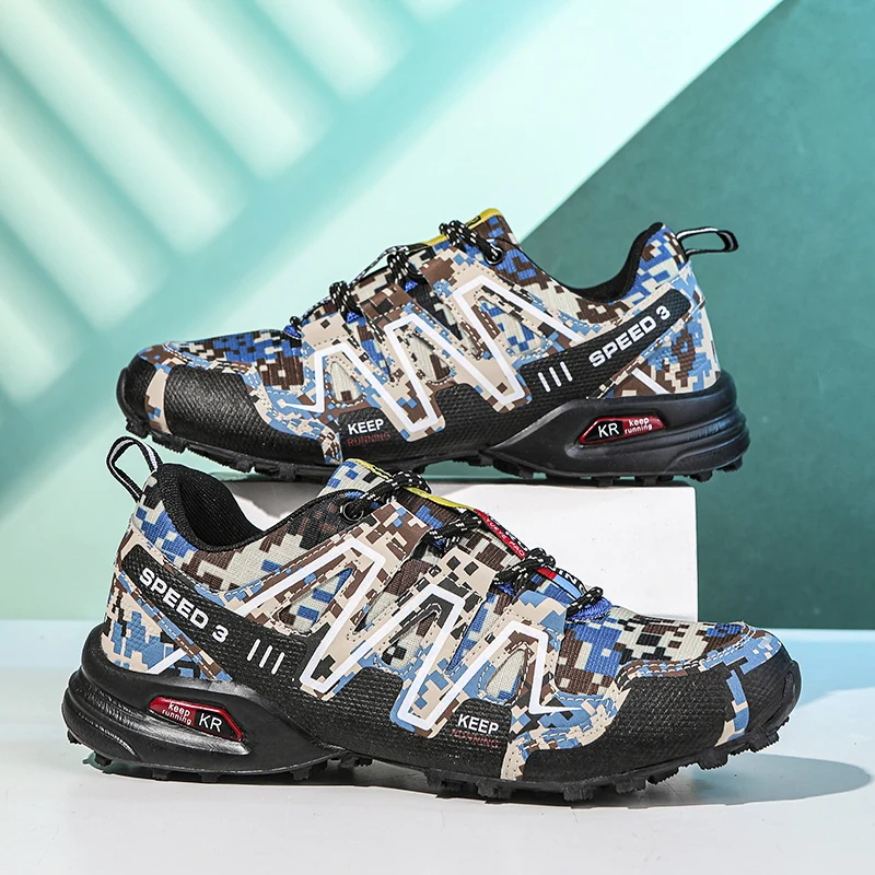 GREENGLIN NEW Men's Cycling Shoes, Trail Running Shoes,Outdoor Hiking Shoes, Sports Shoes High-quality Comprehensive Sneakers