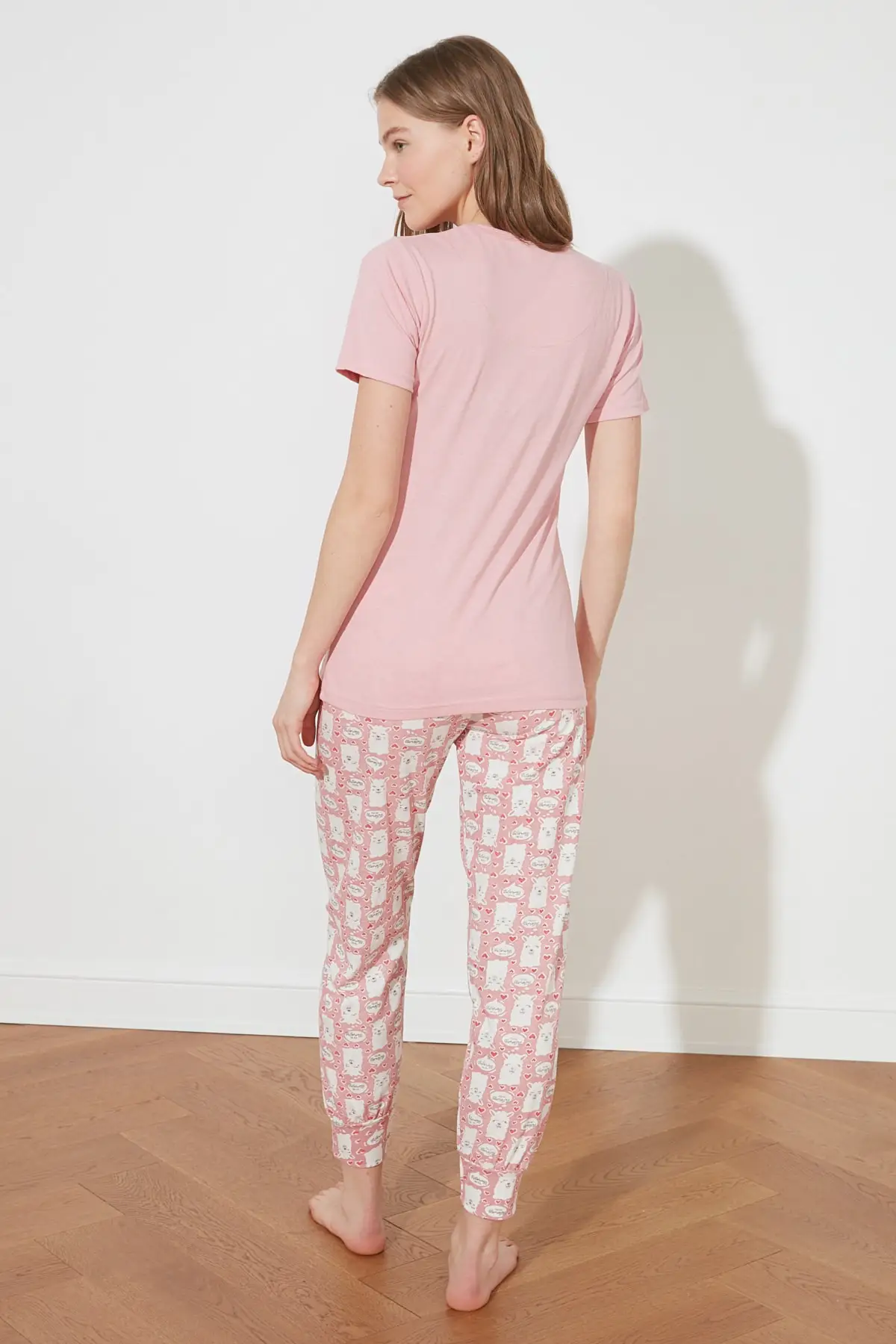 

Trendyol Printed Knitted Pajamas Set THMSS21PT0749