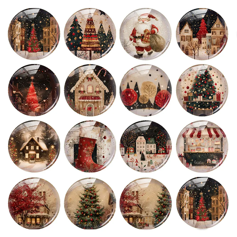 Рождественская елка ручной работы зимняя Санта Иисус снеговик колокольчики Фото