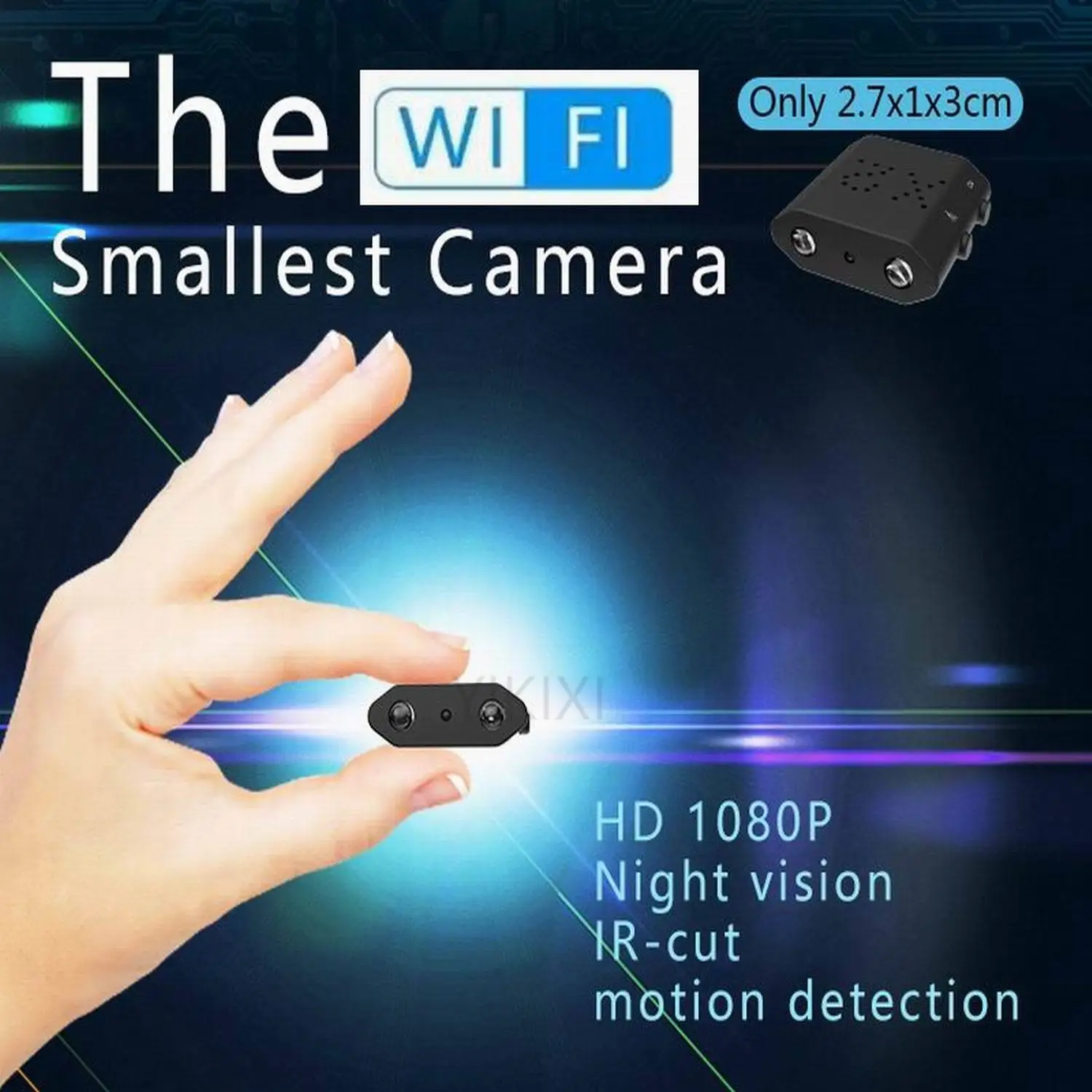 

WiFi Mini Camcorder HD1080P Night Version Mini Camera Motion Detection IP P2P Micra Body Cam Voice recorderSuport Hidden tf card