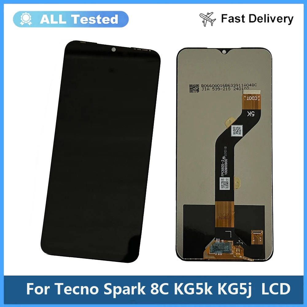 Фото Для Tecno Spark 8 KG6 ЖК-дисплей с сенсорным экраном и дигитайзером Tecno Spark 8C KG5k ЖК-дисплей для Tecno KG7 Spark 8P 8T Spark 8 Pro KG8 LCD №3